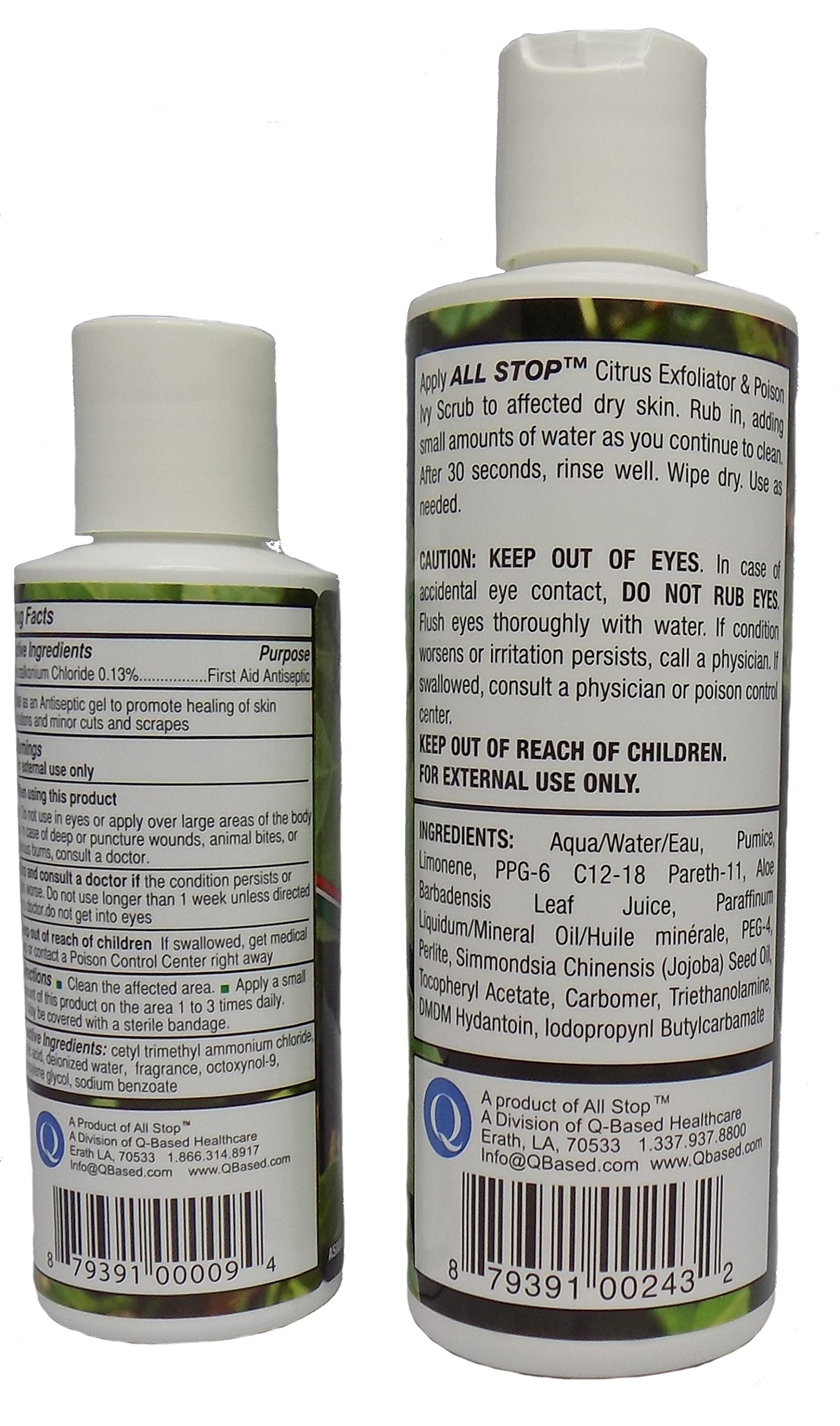 Poison Ivy, Poison Oak & Poison Sumac Gel Plus Scrub 8 oz Scrub Cream