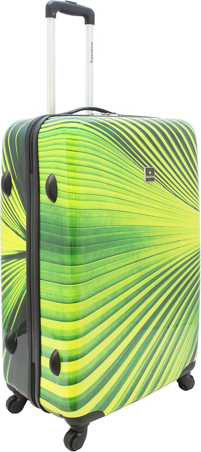 palm tree hard suitcase
