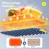 COLDFILL Electric Warming Tray 8 Temp Settings Food Warmer 65x40cm Auto-Off view 3