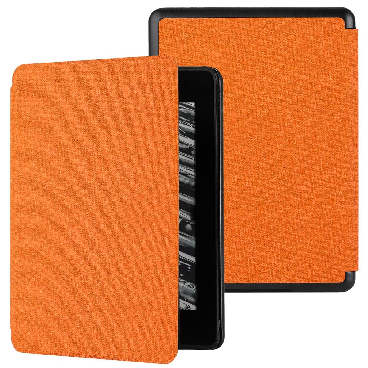 MOKASE Case Compatible with 6" Kindle Paperwhite (Fits 2012,2013,2015,2016 Version), Model NO: EY21 / DP75SDI, Slim Hard Case Protective Case Cover with Smart Wake/Sleep Funtion, Orange