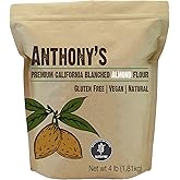 Anthony's Blanched Almond Flour, 4 lb, Finely Ground, Gluten Free, Non GMO, Keto Friendly