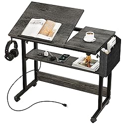 YITAHOME Height Adjustable Table with Charging