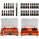 Klein Tools 80212 32-Piece Impact Bit Set, ProFlex Torsion Zone S2 Steel Bits, Includes PH2 and T25, Slim MODbox Compatible Case