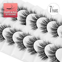 Onlyall Lashes Mink False Eyelashes Natural Wispy