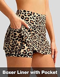 Soothfeel Women's Swim Skirt with Pocket High