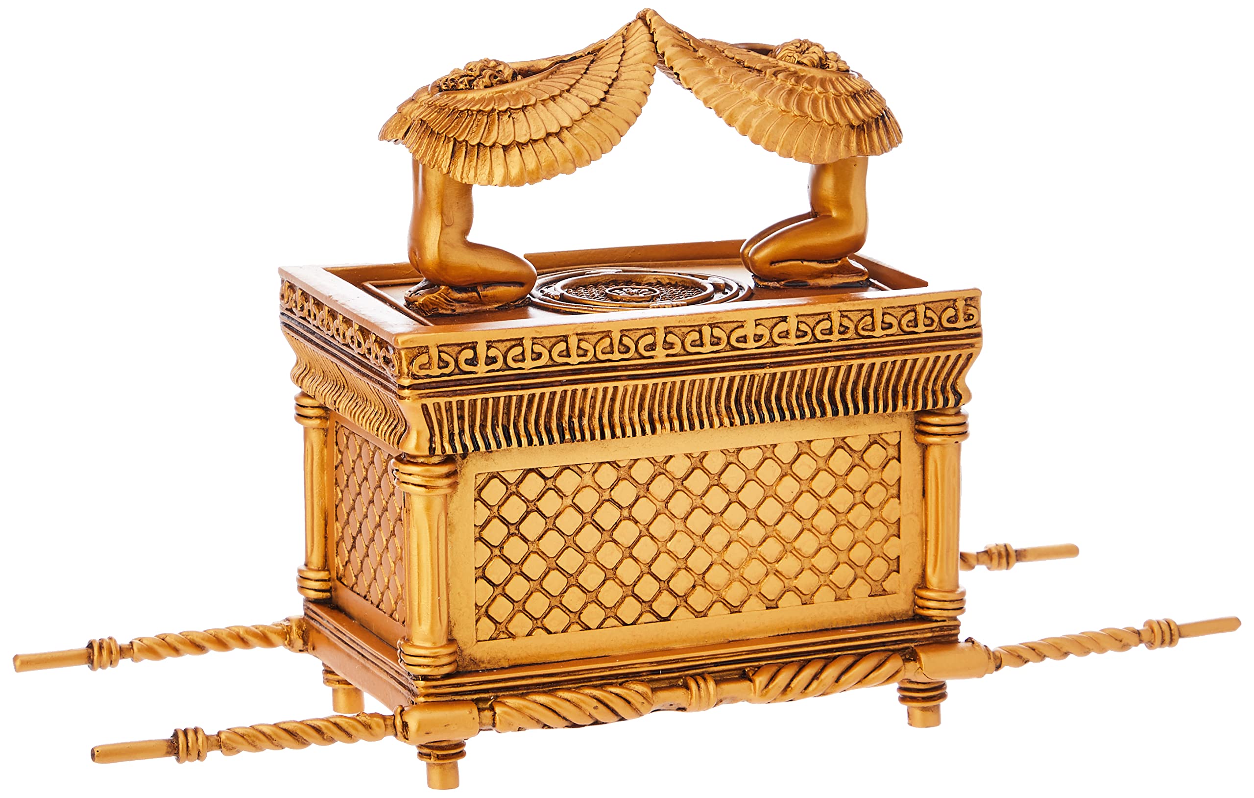 Design Toscano QL18429 Ark of the Covenant Religious Statue, 29 cm, Polyresin, Gold
