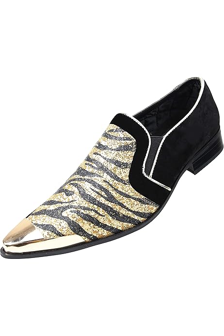 animal print smoking slippers