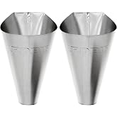 Yardbird Large Poultry Restraining Cones, 2-Pack, Fits Poultry 6-12 Pounds, Galvanized Steel Material, Integrated Mounting Hole, Easy to Clean, 43649