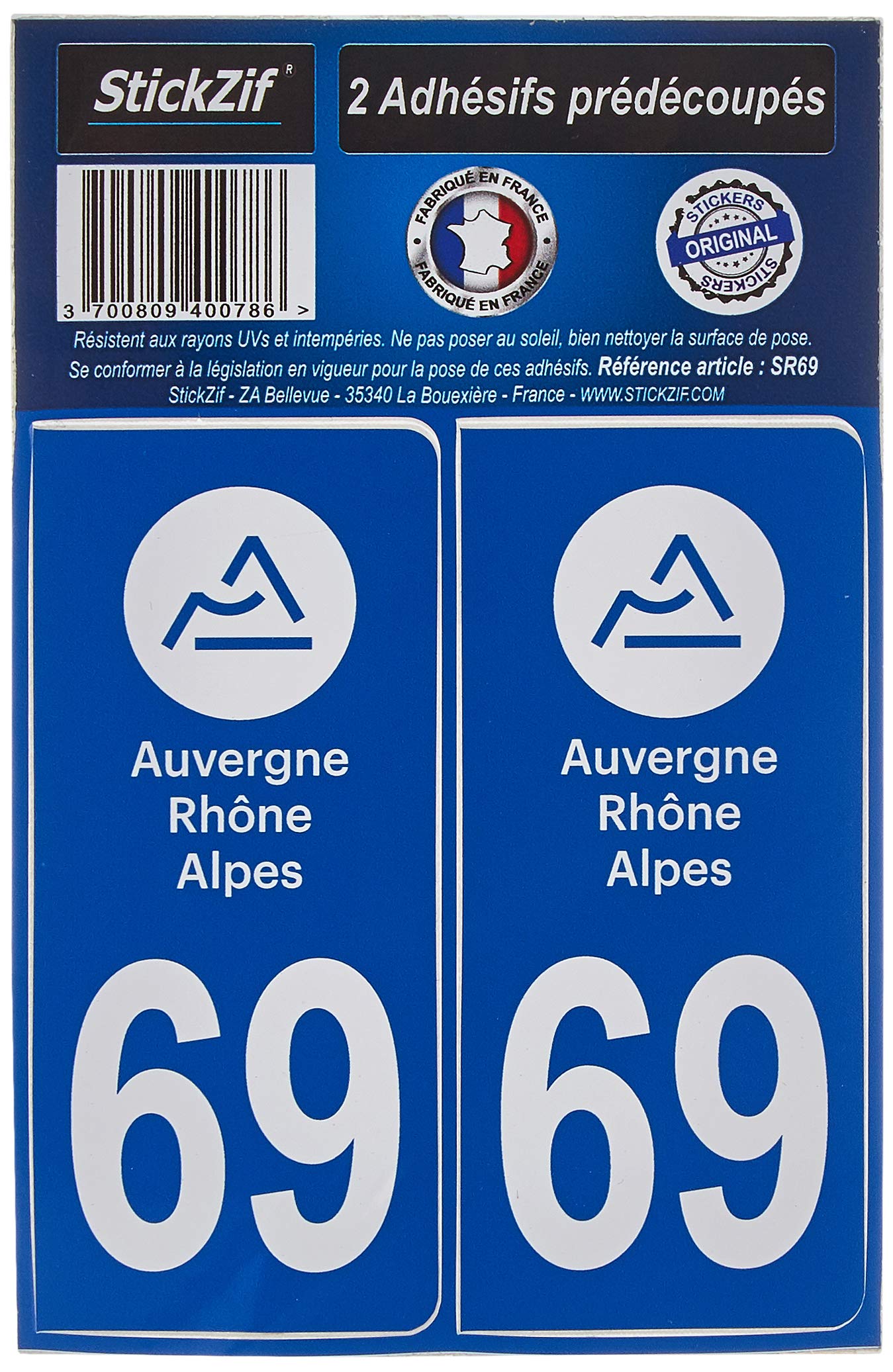 STICKZIF SR69 Stickers, Set of 2