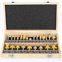70 Piece Router Bit Set - 1/4" Shank Carbide Tipped Router Bits