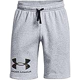 Under Armour Rival Fleece Graphic Shorts Mod Gray Light Heather/Black SM