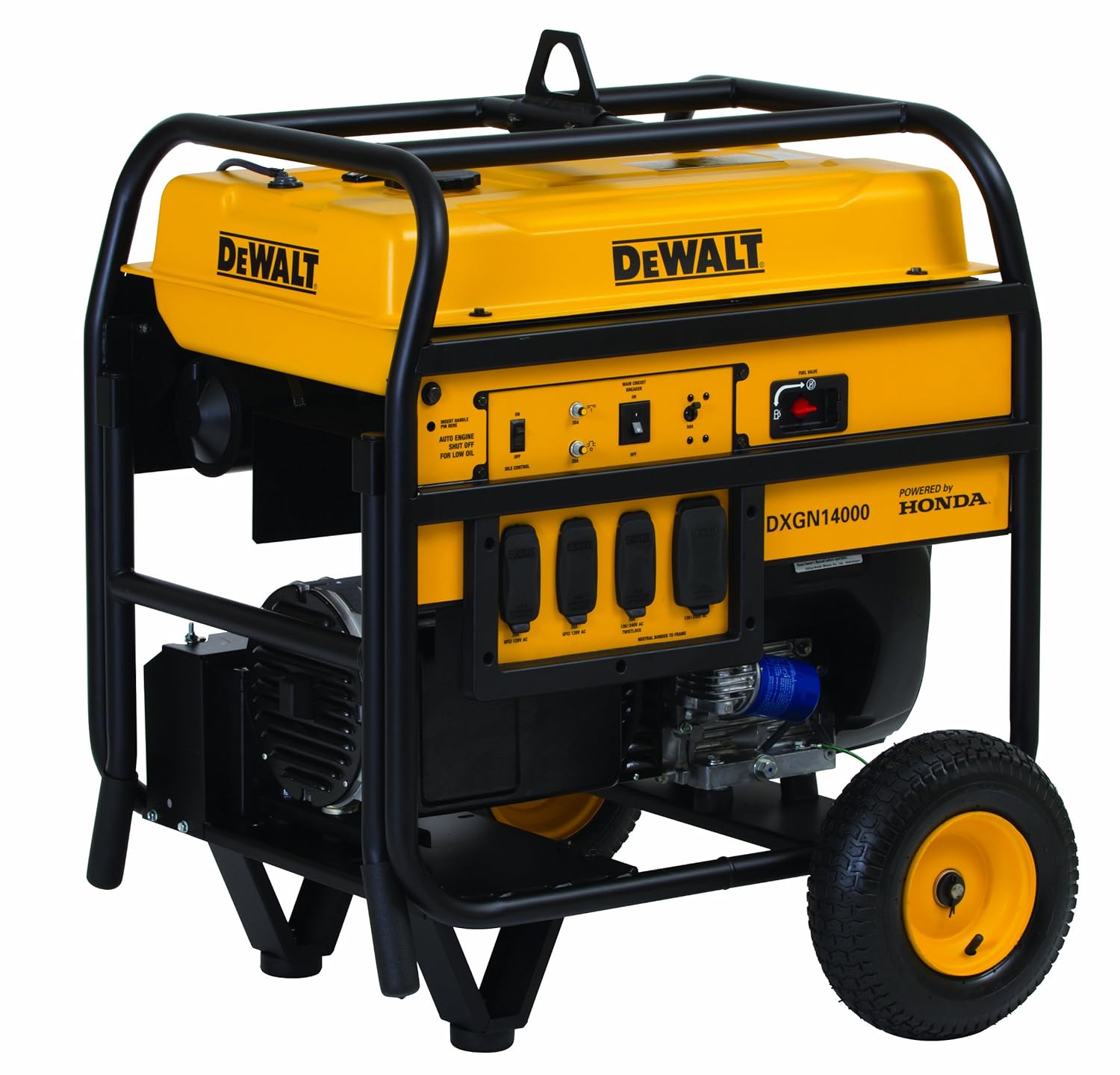 DeWalt PD123MHB008, 11700 Running Watts/14000 Starting Watts, Gas Powered Portable Generator