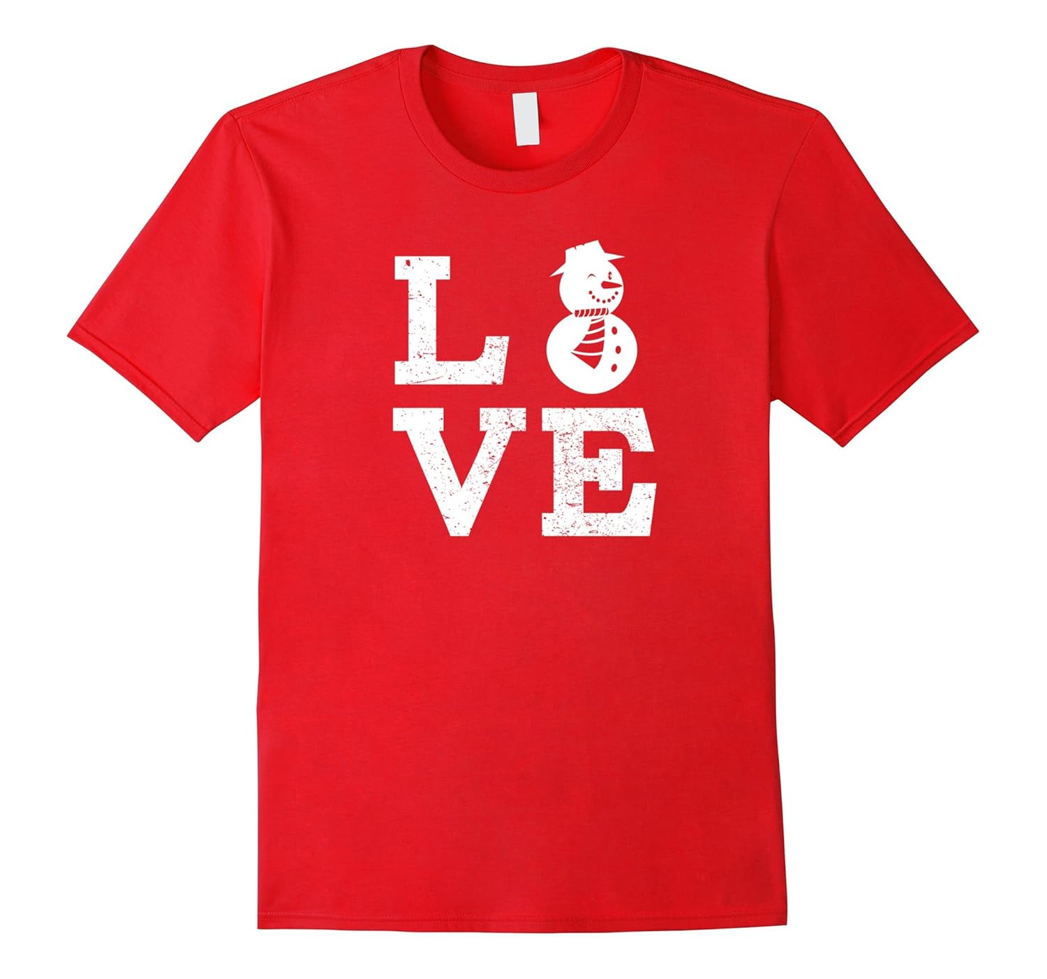 I Love Christmas Winking Snowman T-Shirt Funny-ANZ