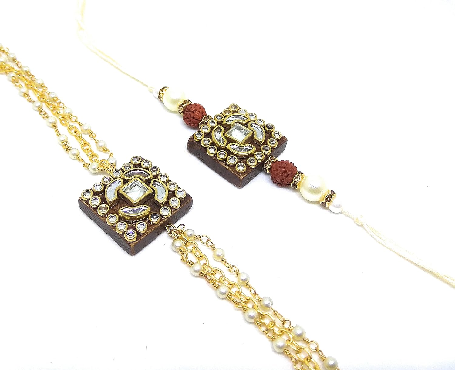 aarvee creation's designer bhaiya bhabhi rakhi set
