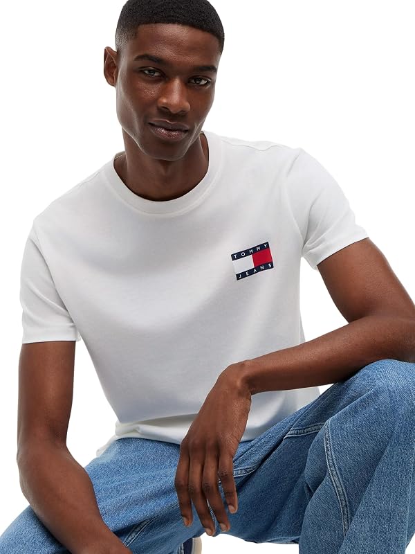 TJM Slim 2Pack ESS Flag tee EXTDM0DM22143, T-Shirt, Multi, M — foto 4 de 7