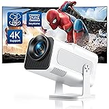 【270°Adjustable Stand】Mini Projector 4K with