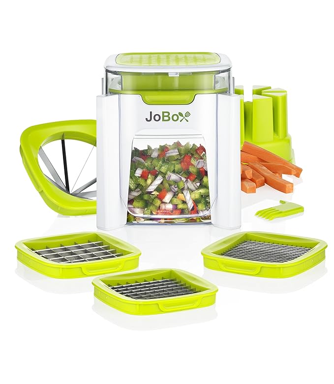 4 in 1 Vegetable Chopper, French fry cutter Dice, Mince, Slice & Cube