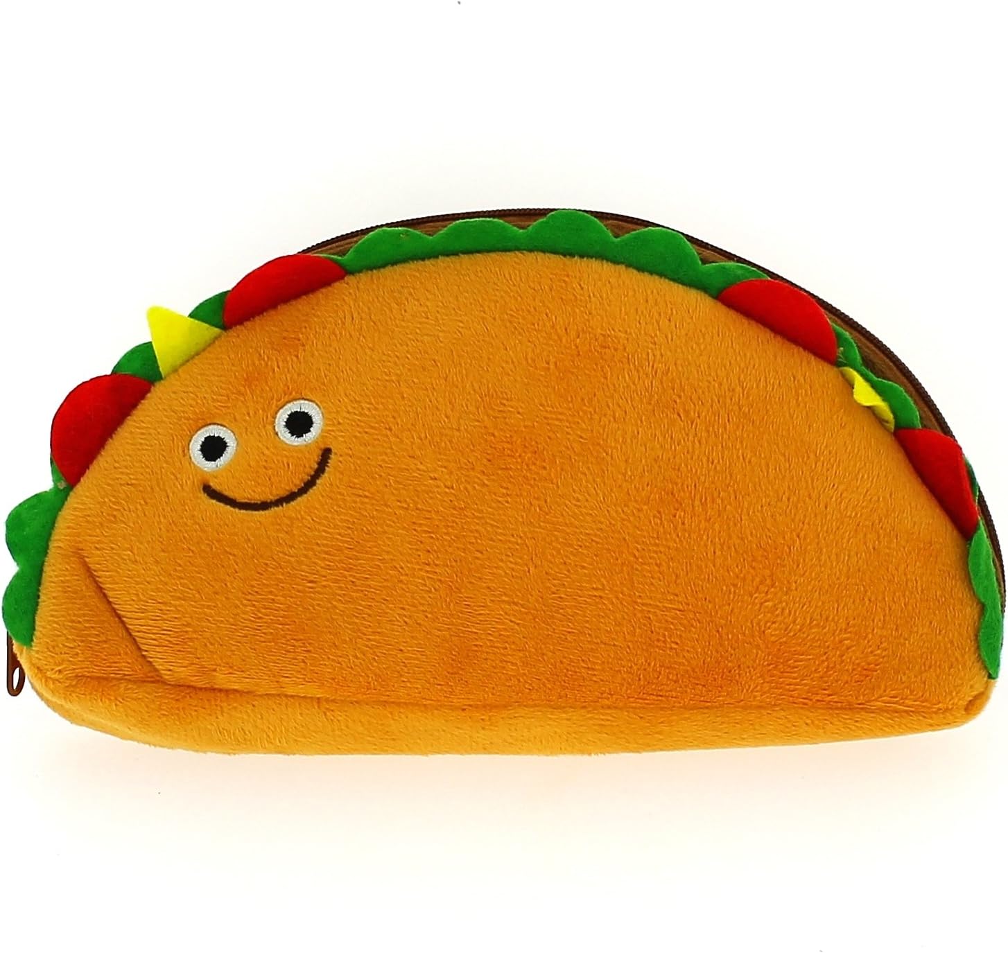 Novelty Chilli Taco Plush Zipper Pencil Case
