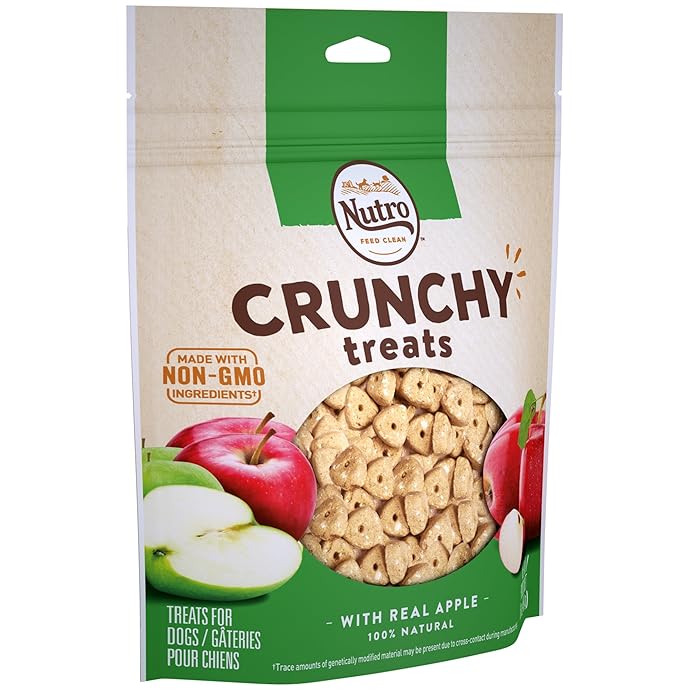 金盒特价 Nutro 非转基因 天然狗狗零食 454g袋装 6折.39 两味可选 海淘转运到手约¥73 S&S订购可再优惠5%