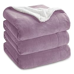 Bedsure Sherpa Fleece Blankets Queen Size for Bed