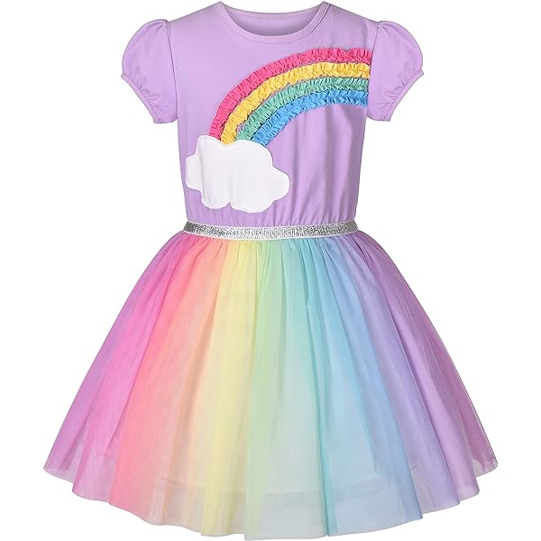 fitted lace wedding dress Easter Chicks Smocked Dress in Purple – Lillie & Lilah main image 0