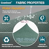Granbest Premium Water-Repellent 4 Seater Sofa Slipcover Matcha Green view 3