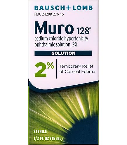 Amazon.com: Muro 128 Solution, Temporary Relief of Corneal Edema