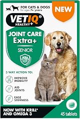 VETIQ Joint Care Extra+ Senior Tablets for Cats & Dogs 7+ 45ct view 1