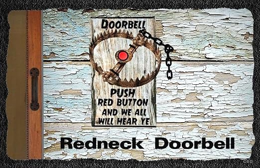 Amazon Com Redneck Timbre Decoracion De Pared Rustico Primitiva