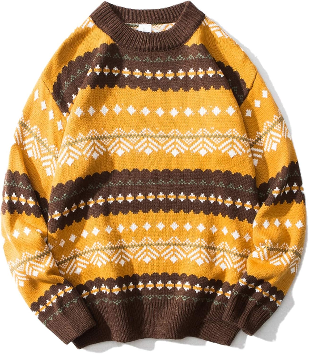 Black Red Striped Sweaters Winter Casual Men Knitwear Pullover