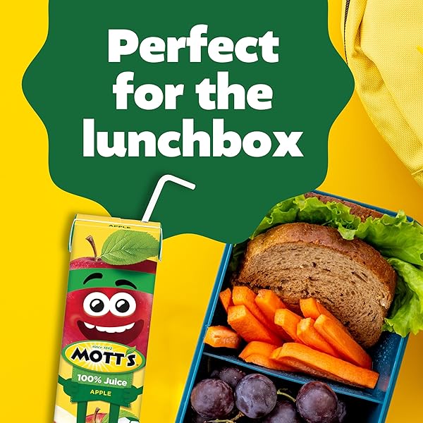 MOTT’S 100% ORIGINAL APPLE JUICE, 6.75 FL OZ BOXES, 32 COUNT (4 PACKS OF 8), 2 SERVINGS OF FRUIT, 100% FRUIT JUICE, GLUTEN-FREE, CAFFEINE-FREE, KOSHER, CONTAINS NO ARTIFICIAL COLORS OR SWEETENERS
