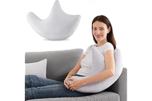 HARBOREST Shoulder Surgery Pillow - Shoulder Pillow for Shoulder Pain, Rotator Cuff Pillow for Sitting (Light Grey)