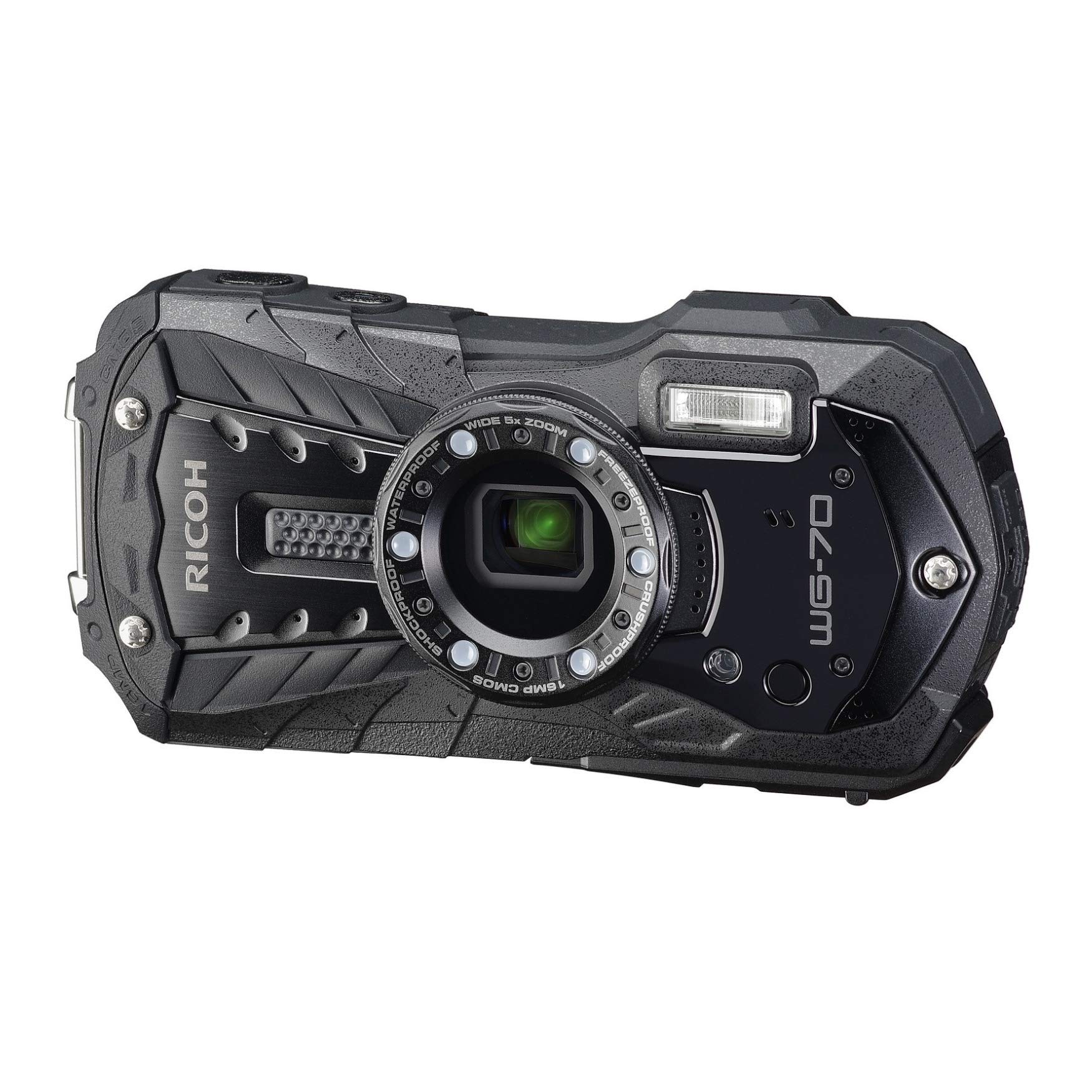 Ricoh WG-70 Black Waterproof Digital Camera 16MP