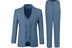 JPF Boy's Formal Suit Set Slim Fit Kids Tuxedo Suits for Wedding Teen Toddler Boy Dress Suit Outfit