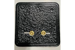 BBI LTD Universal Replica Wrestler Belt Wall Mount Real Leather WWE TNA ECW Hanger Matching Color (Black)