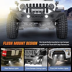 Nilight Flush Mount LED Light Pods 2PCS 5 Inch 36W