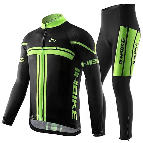 INBIKE Fahrrad Langarm Radtrikot Set für Herren