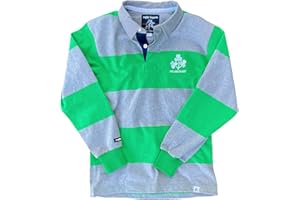 RUGBY IMPORTS Ireland Grey Hoops Rugby Jersey