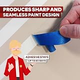XFasten Professional Blue Painters Tape 2 Inch x 60 Yards 3-Pack Residue Free view 7