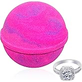 Bath Bomb with Ring Inside Love Potion Extra Large 10 oz. Made in USA (Ring Size 7)