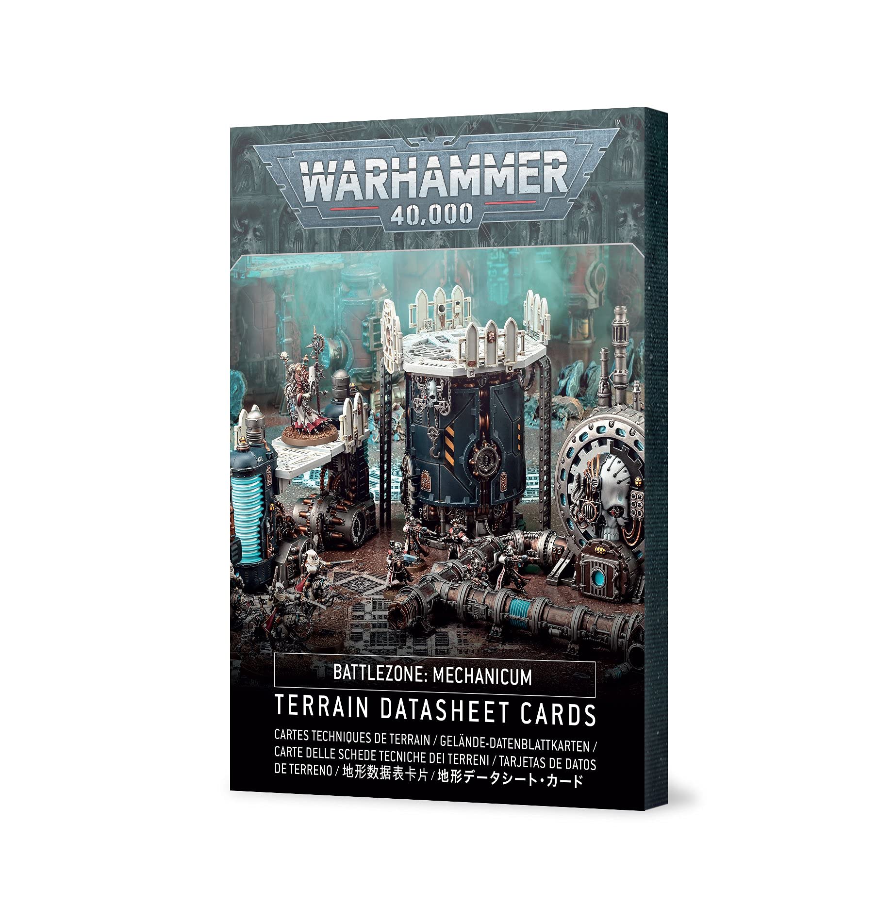 Games Workshop - Warhammer 40,000 - Battlezone Mechanicum: Terrain Datasheet Cards