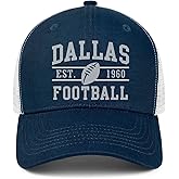 Kneenow Sport Hat for Men Women Football Fans Mesh Hats Apparel Gifts Accessories