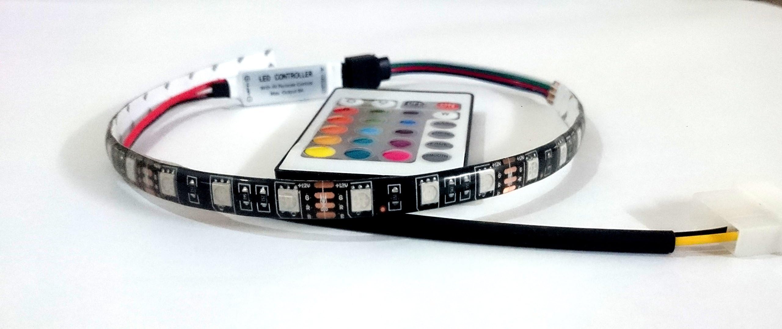 MVP Gaming RGB LED Strip IR Remote with Molex Connector for PC Lighting