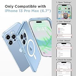 GONEZ Magnetic for iPhone 13 Pro Max