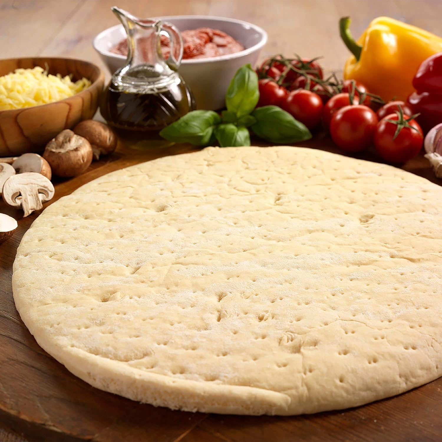 Capri Foods Frozen 12 inch Thin Crust Pizza Bases 1x16 Amazon.co.uk