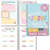 Hadley Designs Guided Prayer Journal for Woman – Daily Christian Devotional and Faith Journal with Gratitude, Scripture Reflection & Prayer Prompts, Meaningful Christian Gift for Women
