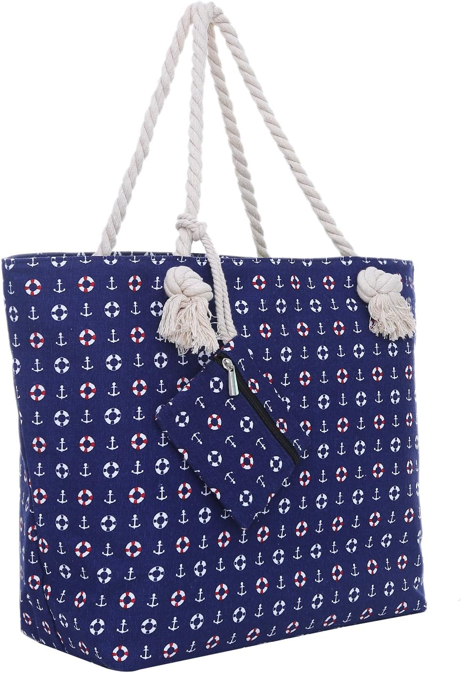 DonDonLarge Beach bag for women with zip Waterproof Pool bag tote beach bags Stripes