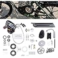 Bike Engine Kit 4 Stroke 3HP 100CC Bicycle Engine Kit Full Set 4-Stroke OHV Bicycle Engine Motor 3600rpm Single Cylinder Air Cooled Recoil Start Petrol Gas Motorized Bike Motor Kit with Chain