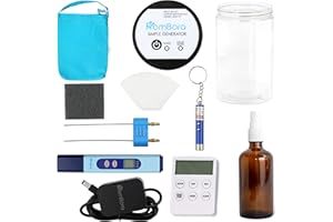 Colloidal Silver Generator Kit MAX – 99.99% (Ag) Rods, TDS Meter Colloidal Silver Machine, Impure Water Indicator, Water Ioni