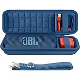 co2CREA Hard Travel Case Replacement for JBL Flip 7 Flip 6 FLIP 5 Waterproof Portable Bluetooth Speaker (Light Blue Case)